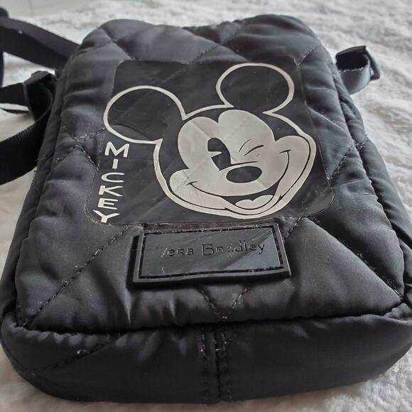 Vera Bradley Cellphone Crossbody Bag Black Read Description - Picture 4 of 6